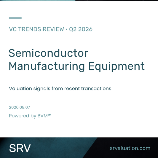 Q2 2026 VC Trends: Semiconductor Manufacturing Equipment